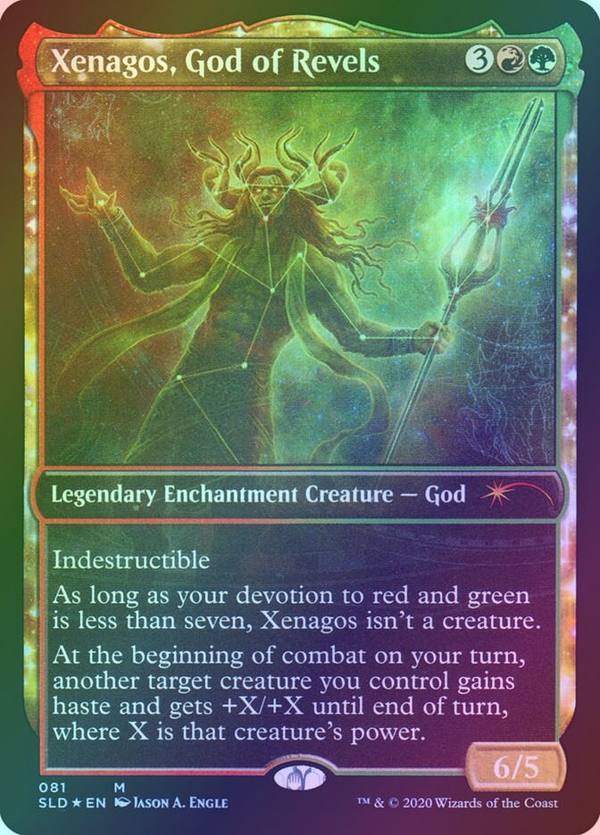 Xenagos, God of Revels (SLD) (81) / Showcase / Foil