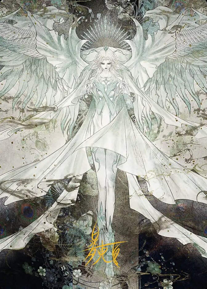 Hydaelyn, the Mothercrystal // (AFIN) (34) /  Firmada
