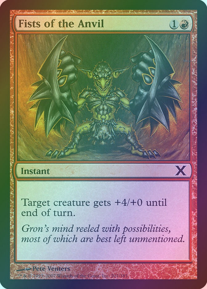 Fists of the Anvil (10E) (201) / Foil