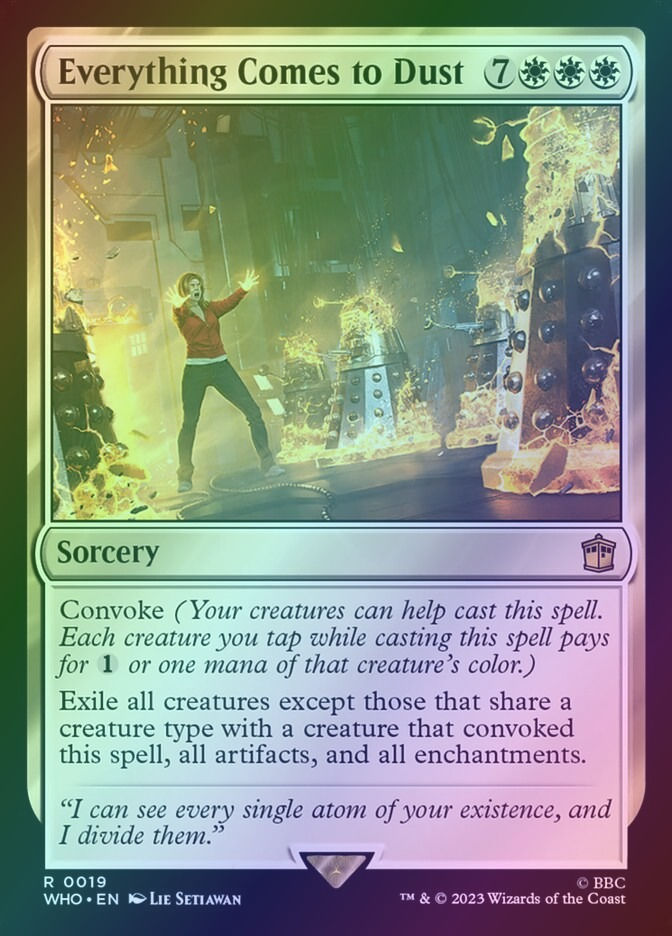 Everything Comes to Dust (WHO) (19) / Foil