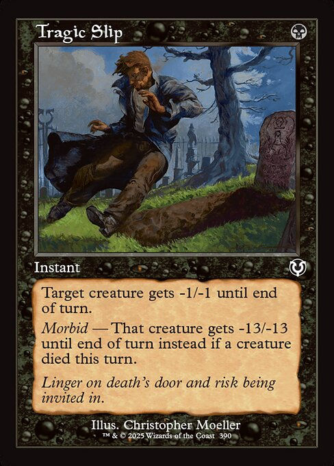 Tragic Slip (INR) (390) / Retro Frame