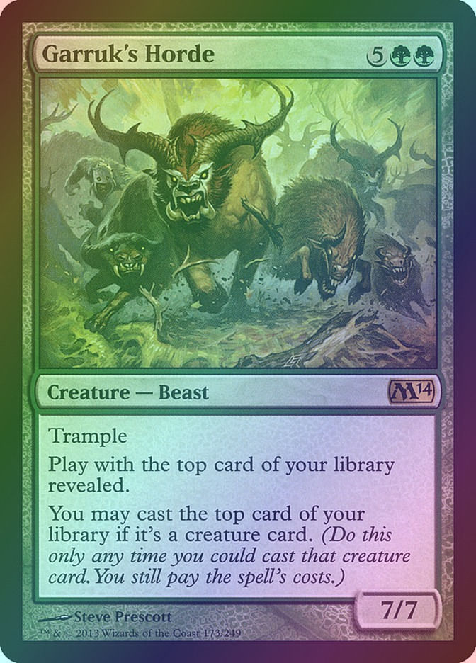 Garruk's Horde (M14) (173) / Foil