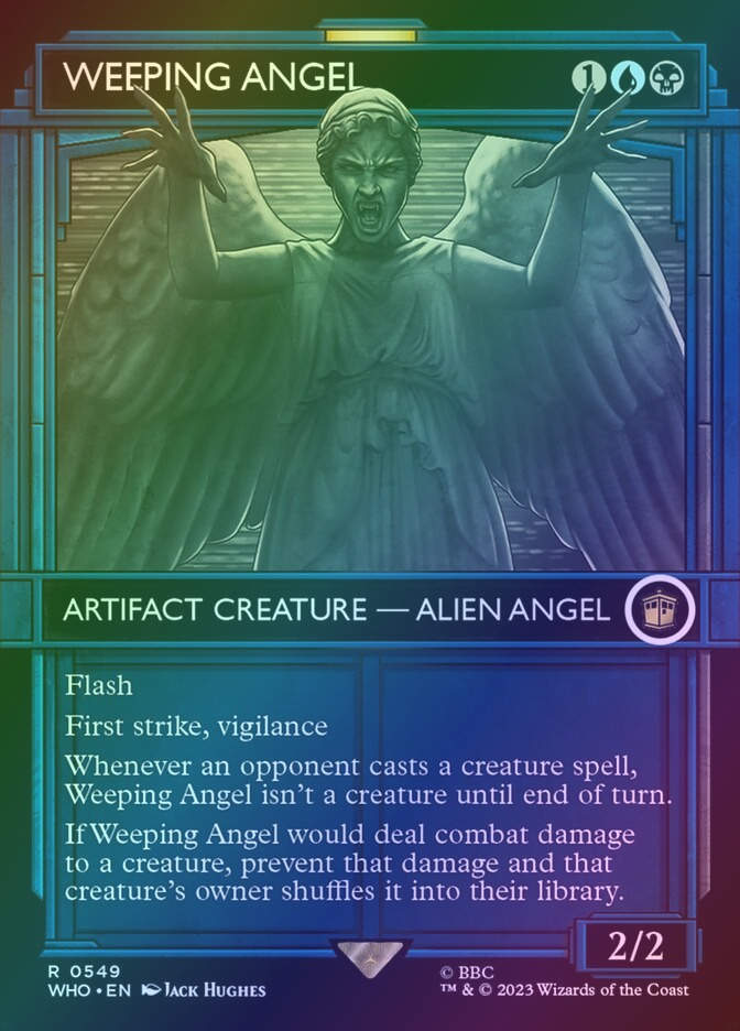 Weeping Angel (WHO) (549) / Borderless / Showcase / Foil