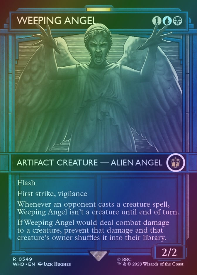 Weeping Angel (WHO) (549) / Borderless / Showcase / Foil