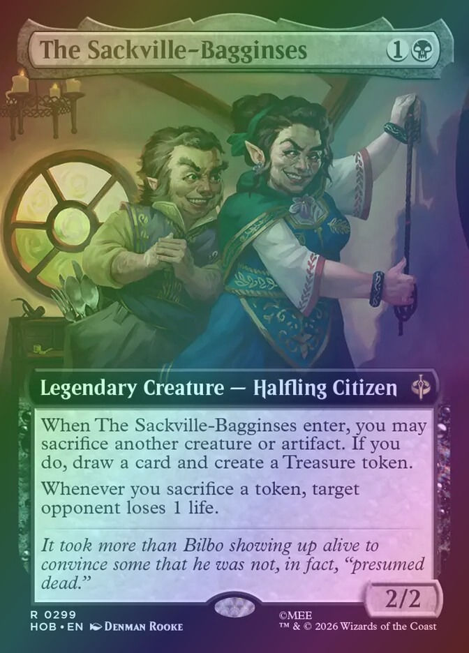 The Sackville-Bagginses (HOB) (299) / Extended Art / Foil