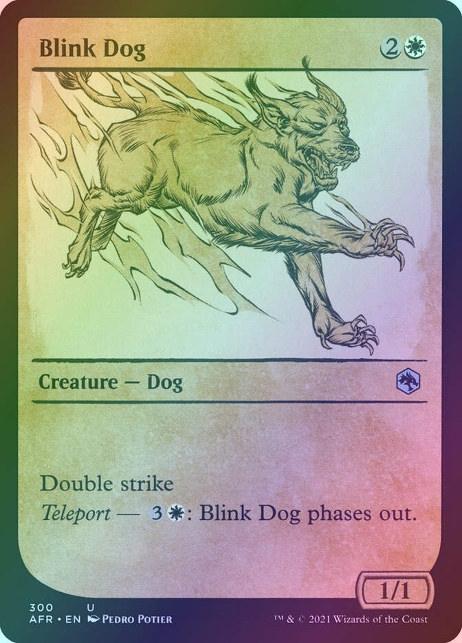 Blink Dog (AFR) (300) / Showcase / Foil