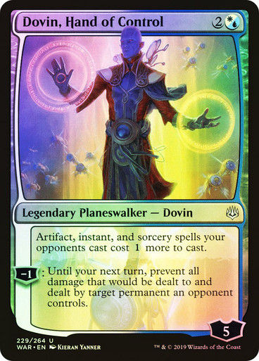 Dovin, Hand of Control (WAR) (229) / Foil