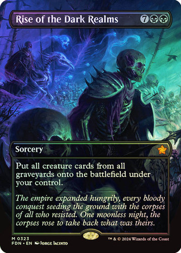 Rise of the Dark Realms (FDN) (323) / Foil / Borderless | MTG Wolf