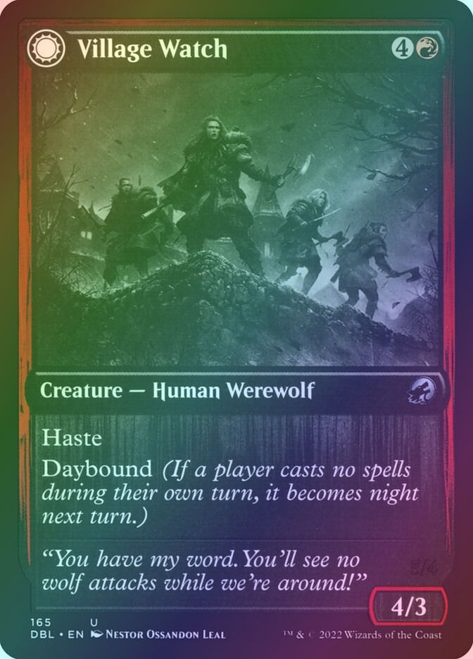 Village Watch // Village Reavers (DBL) (165) / Foil — cara 1 de 2