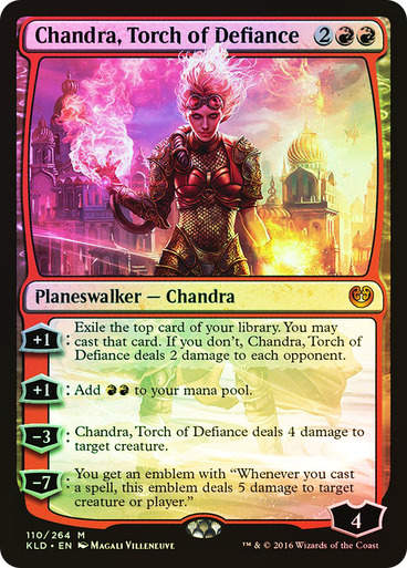 Chandra, Torch of Defiance (KLD) / Foil