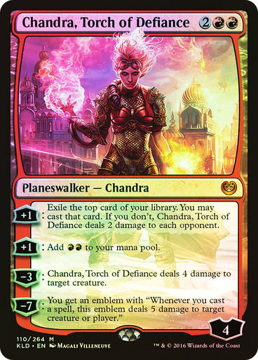 Chandra, Torch of Defiance (KLD) / Foil
