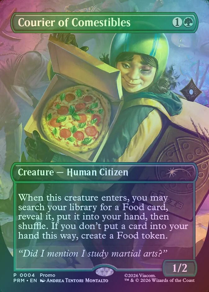 Courier of Comestibles (PW26) (6) / Borderless / Foil