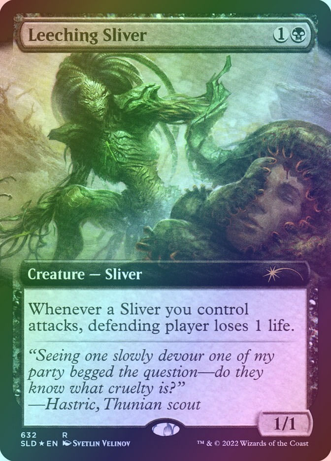 Leeching Sliver (SLD) (632) / Extended Art / Foil