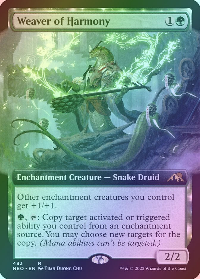 Weaver of Harmony (NEO) (483) / Extended Art / Foil