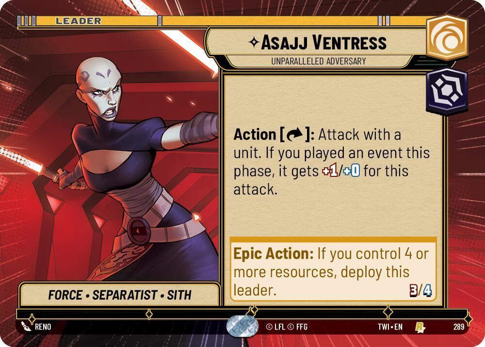 Asajj Ventress - Unparalleled Adversary (Hyperspace) (TWI) (289)