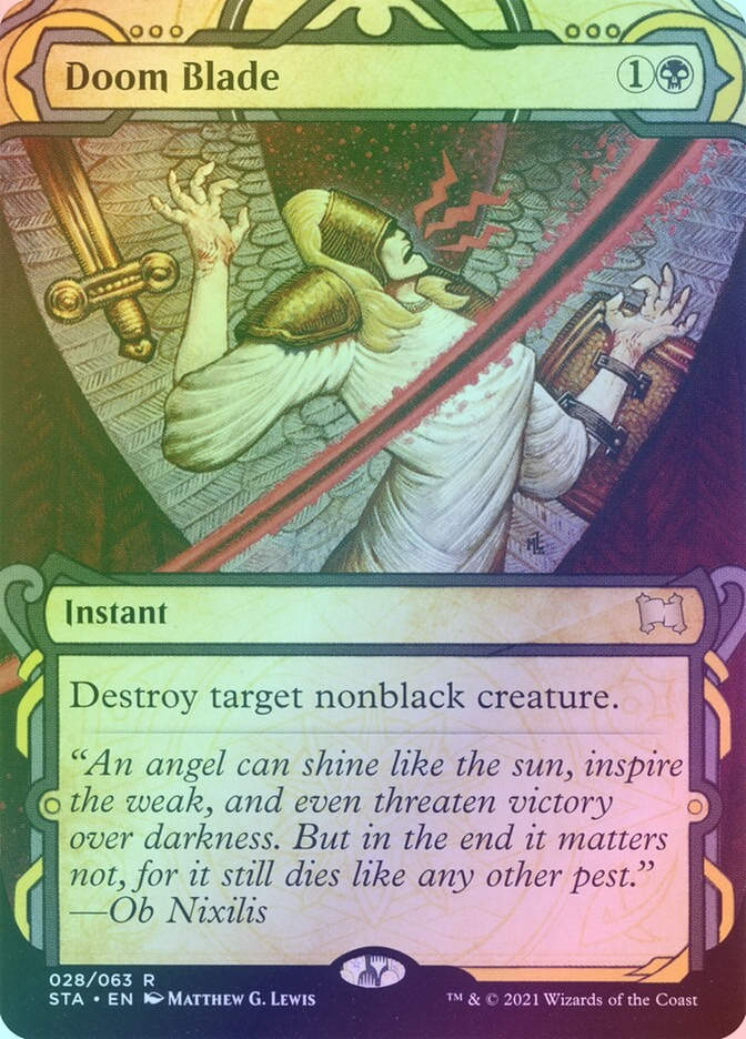 Doom Blade (STA) (28) / Borderless / Showcase / Foil