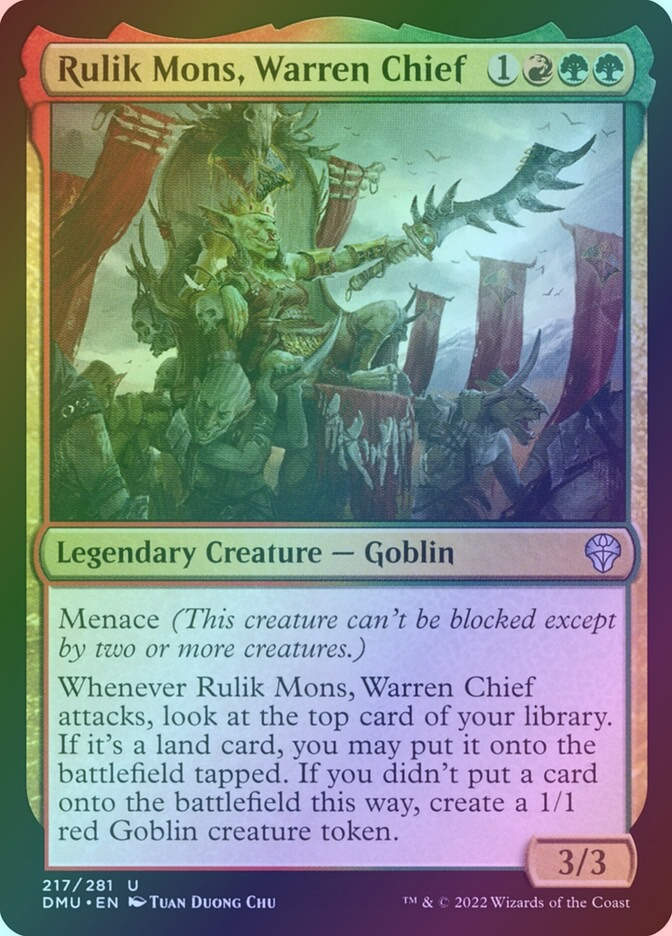 Rulik Mons, Warren Chief (DMU) (217) / Foil