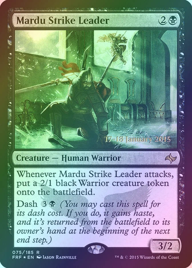 Mardu Strike Leader (PFRF) (75s) / Foil