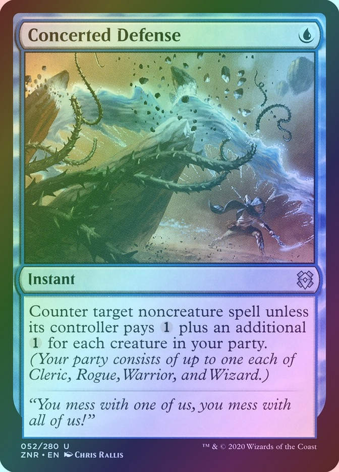 Concerted Defense (ZNR) (52) / Foil