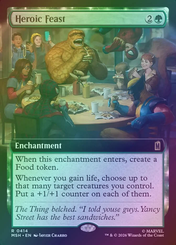 Heroic Feast (MSH) (414) / Extended Art/ Foil