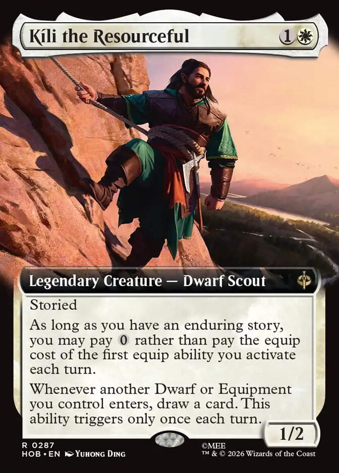 Kíli the Resourceful (HOB) (287) / Extended Art