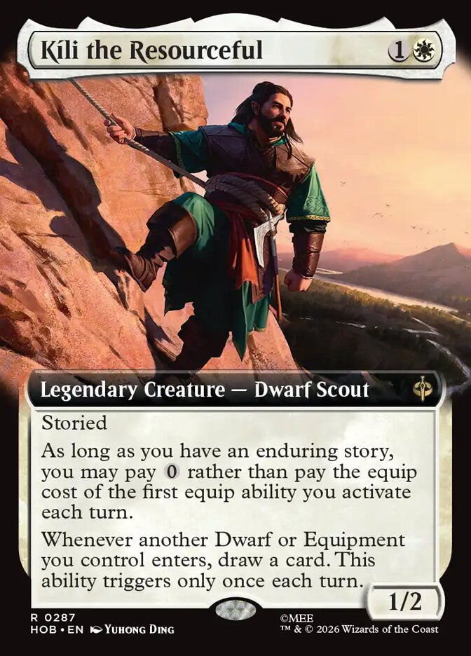 Kíli the Resourceful (HOB) (287) / Extended Art