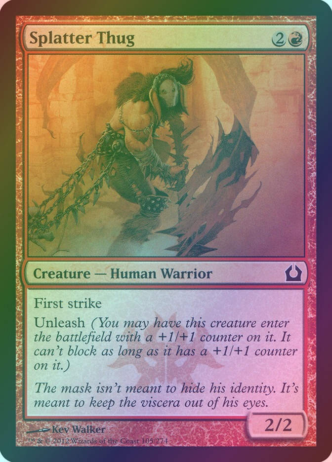 Splatter Thug (RTR) (105) / Foil