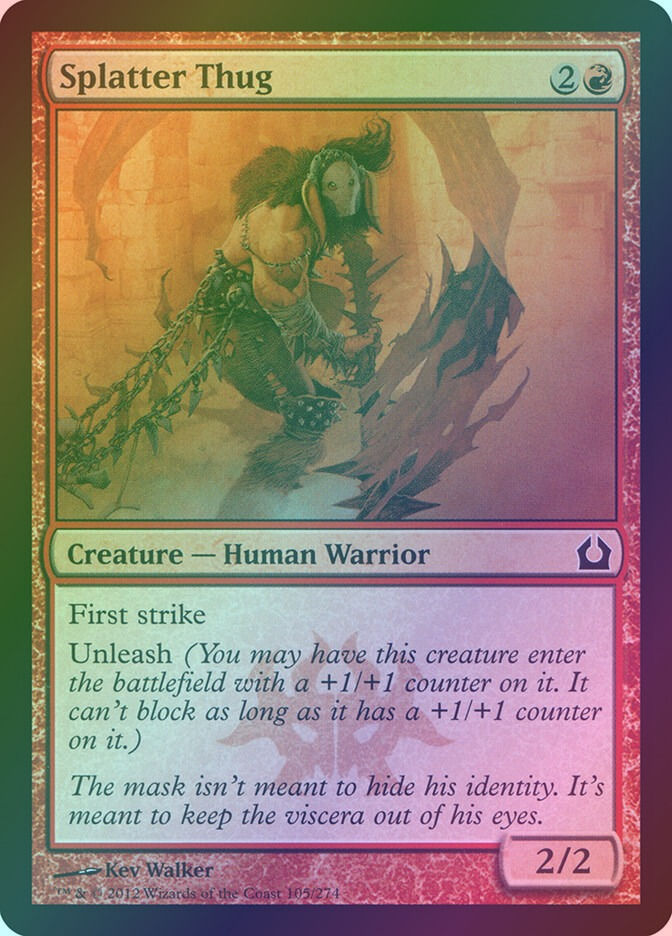 Splatter Thug (RTR) (105) / Foil