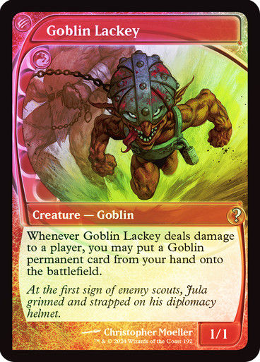 Goblin Lackey (MB2) (192) / Foil