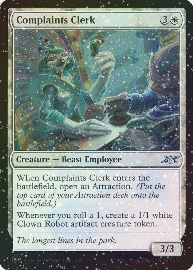 Complaints Clerk (UNF) (293) / Galaxy Foil