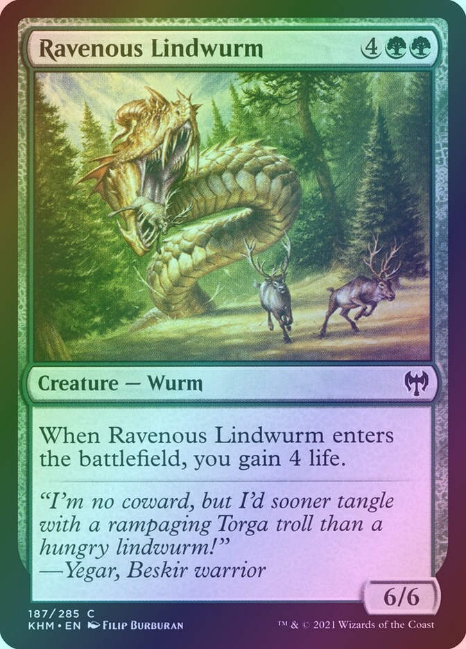 Ravenous Lindwurm (KHM) (187) / Foil