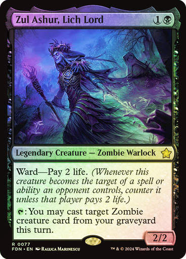 Zul Ashur, Lich Lord (FDN) (77) / Foil
