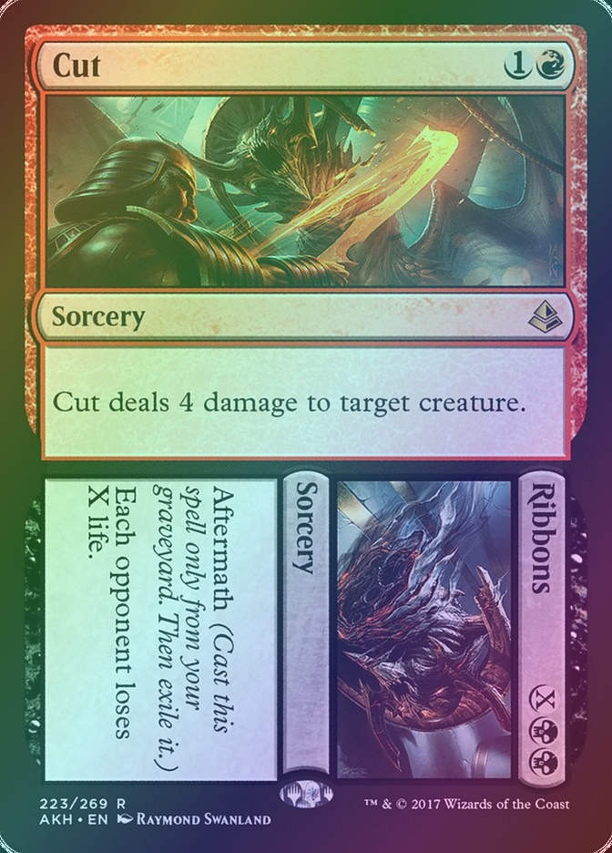 Cut // Ribbons (AKH) (223) / Foil