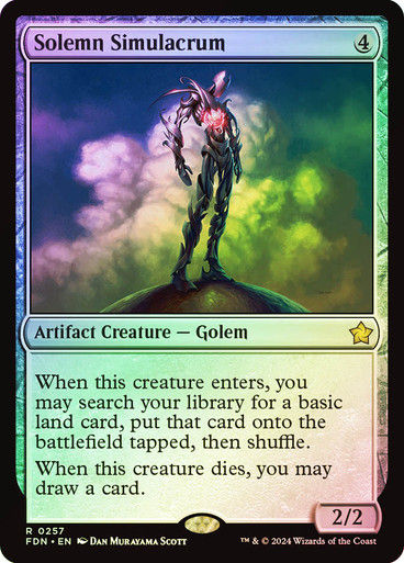 Solemn Simulacrum (FDN) (257) / Foil