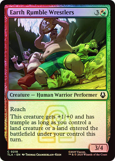 Earth Rumble Wrestlers (TLA) (218) / Foil
