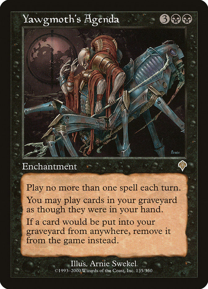 Yawgmoth's Agenda (INV) (135)