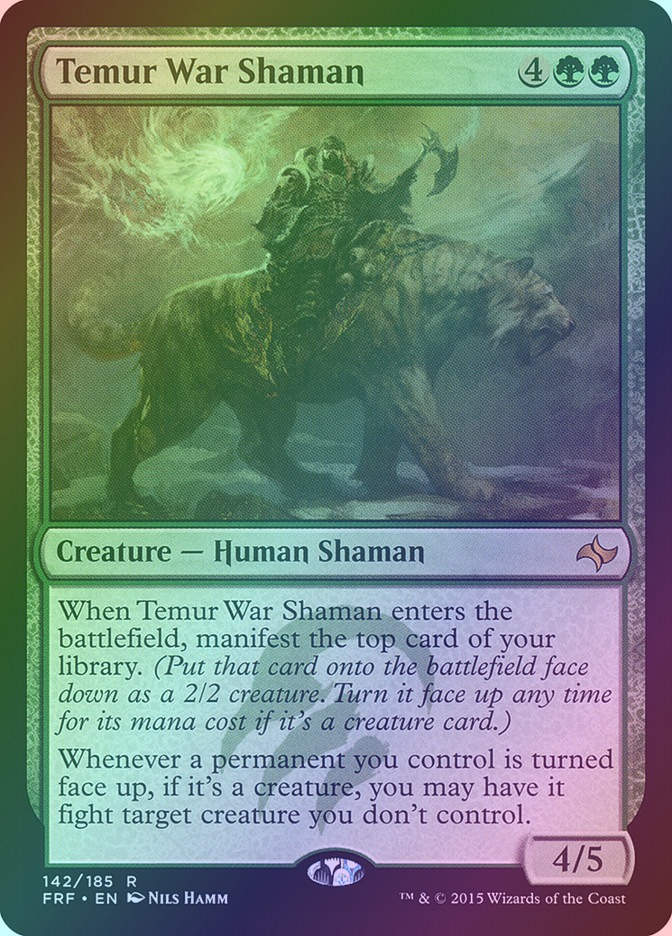 Temur War Shaman (FRF) (142) / Foil