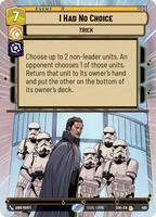 I Had No Choice (Hyperspace) (SOR_#450)