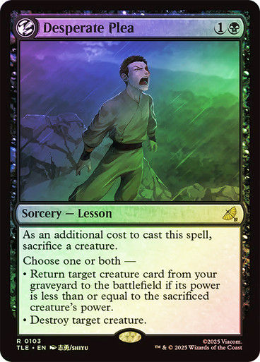 Desperate Plea (TLE) (103) / Foil