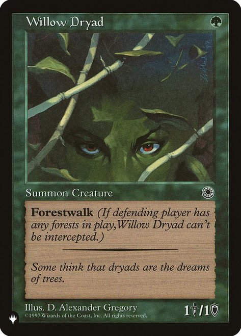 Willow Dryad (The List)