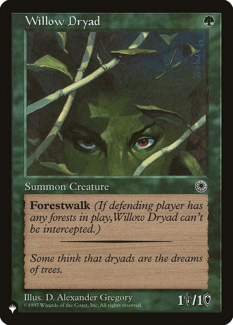 Willow Dryad (The List)