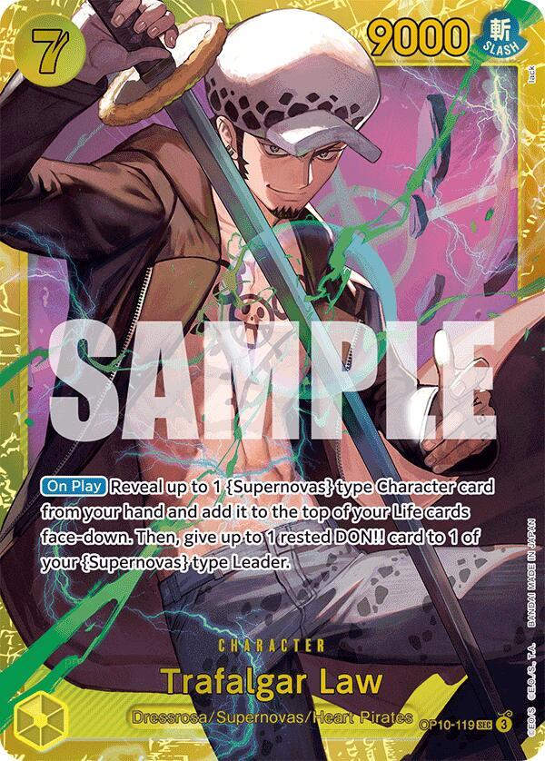 Trafalgar Law (119) (OP10-119) / Foil