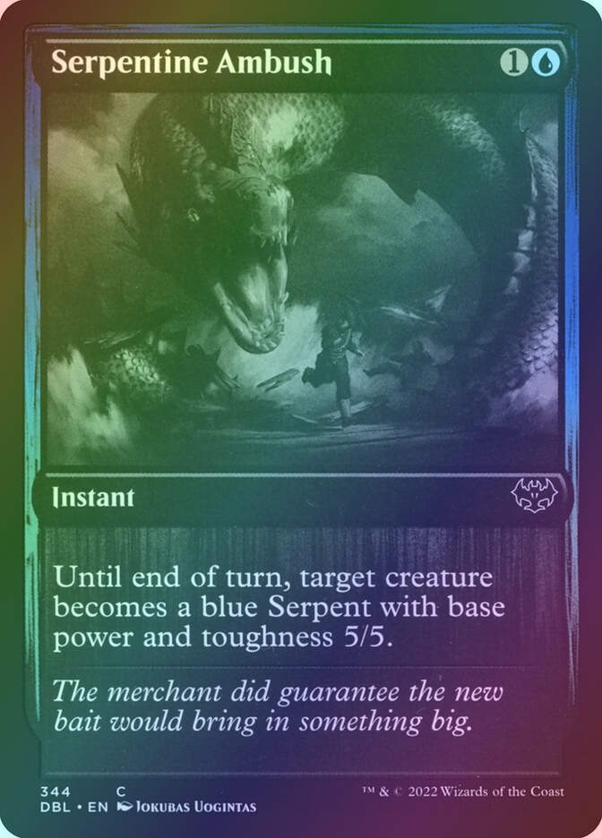 Serpentine Ambush (DBL) (344) / Foil