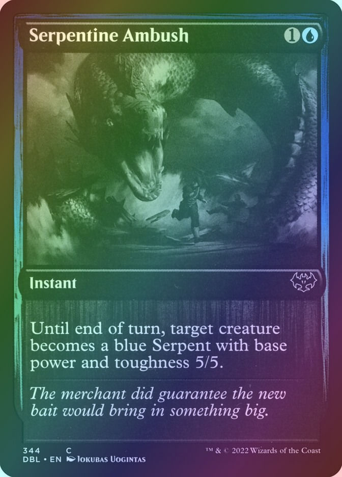 Serpentine Ambush (DBL) (344) / Foil