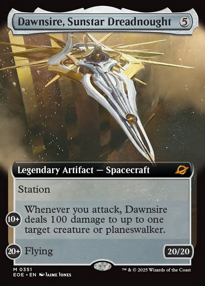 Dawnsire, Sunstar Dreadnought (EOE) (351) / Extended Art