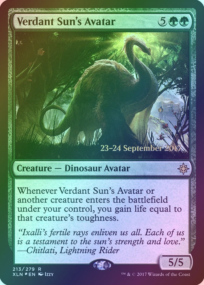 Verdant Sun's Avatar (PXLN) (213s) / Foil