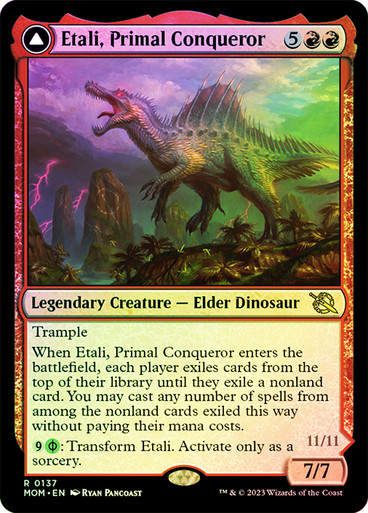 Etali, Primal Conqueror // Etali, Primal Sickness (mom) / Foil