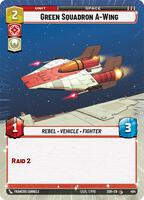 Green Squadron A-Wing (Hyperspace) (SOR_#404)