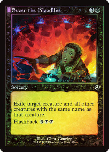 Sever the Bloodline (INR) (389) / Foil Retro