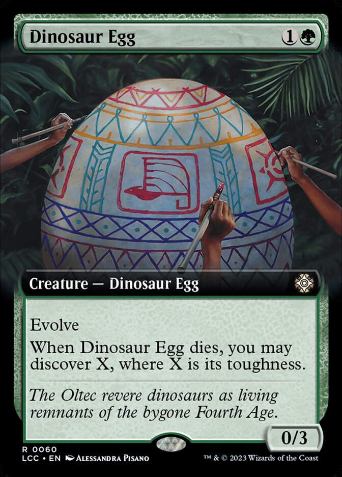 Dinosaur Egg (LCC) (60) / Extended Art